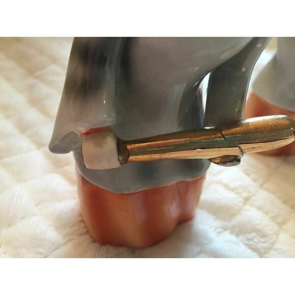 Norcrest Choir Girls Figurines Baseball Game Vintage Set 2 BAT CRACKED SEE PICS - Picture 5 of 6